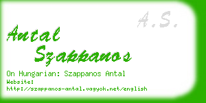 antal szappanos business card